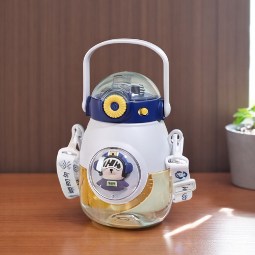 Barbie Blue Dual-Lid Water Bottle – Fun, Smart &amp; Practical