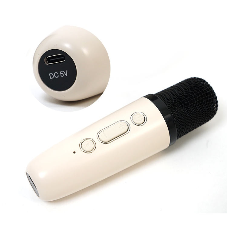 Newly Launched Fusion Bliss 16W Bluetooth Speaker with Wireless Karaoke Mic, 6H Playtime, Vibrant RGB Lights, Voice Effects,Multi-Play Modes BT5.3/TF Card & Type-C Charging Port