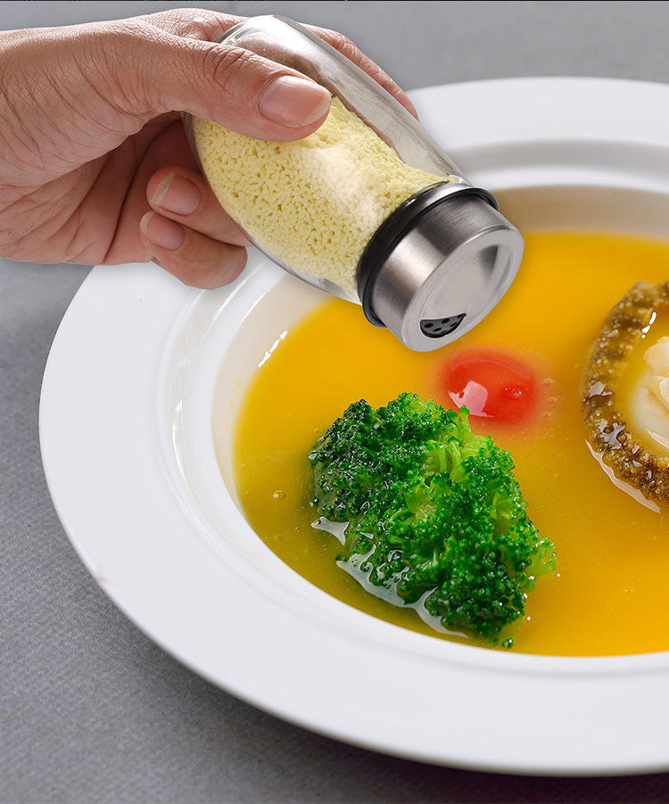 Premium Kitchen Spice Rack with Glass Containers – 360° Rotatable